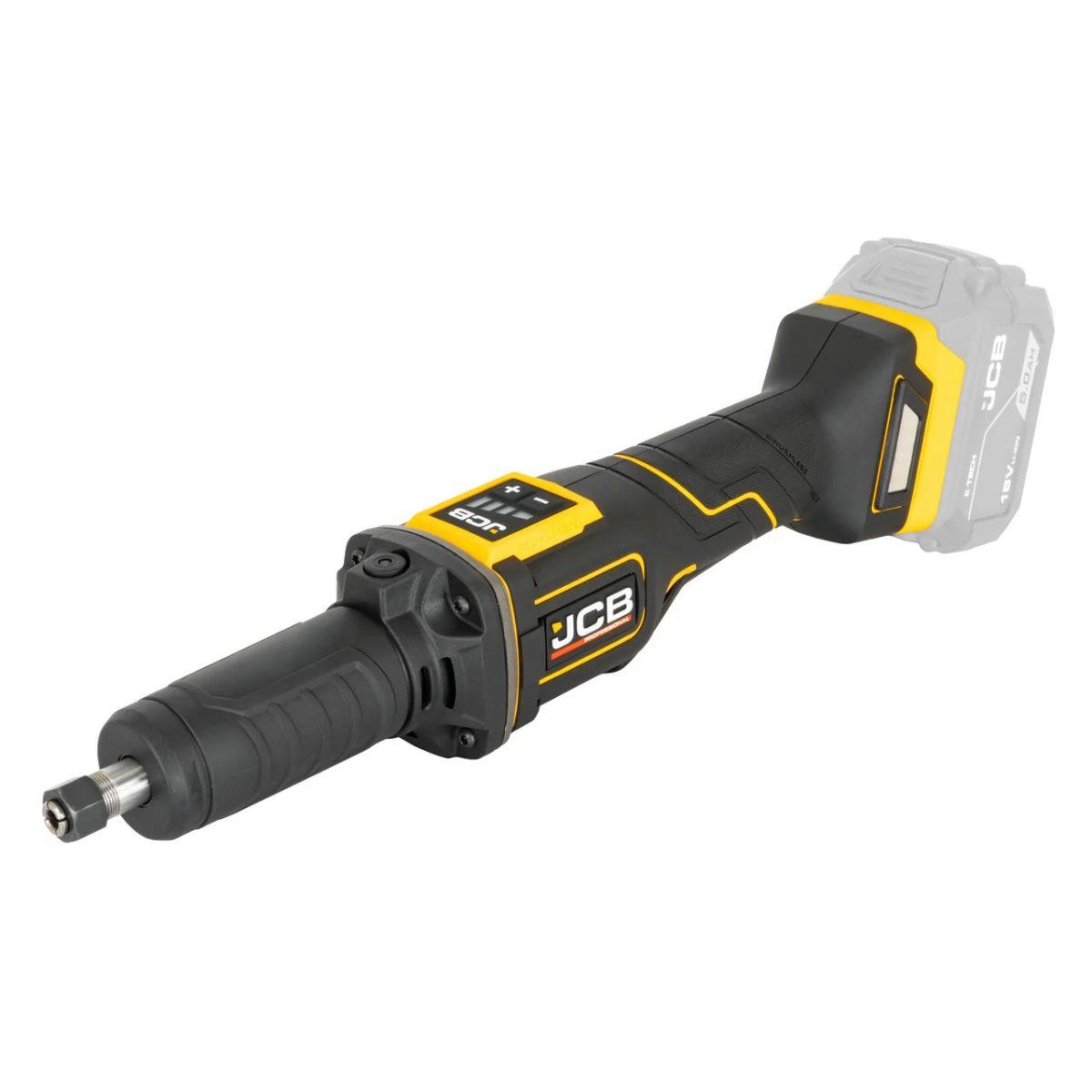 JCB-18PFAG-125 18V Brushless Flat Head Angle Grinder 125mm with Paddle Switch Body Only