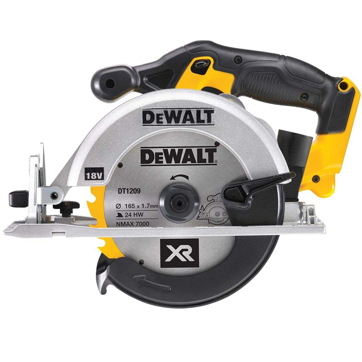 Dewalt DCS391T1 18V 165mm Circular Saw with 1 x 6.0Ah Battery & Charger in Case