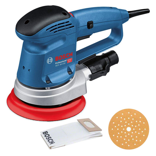 Bosch GEX 34-150 150mm Professional Random Orbital Sander for Woodworking 110V/340W 0601372860