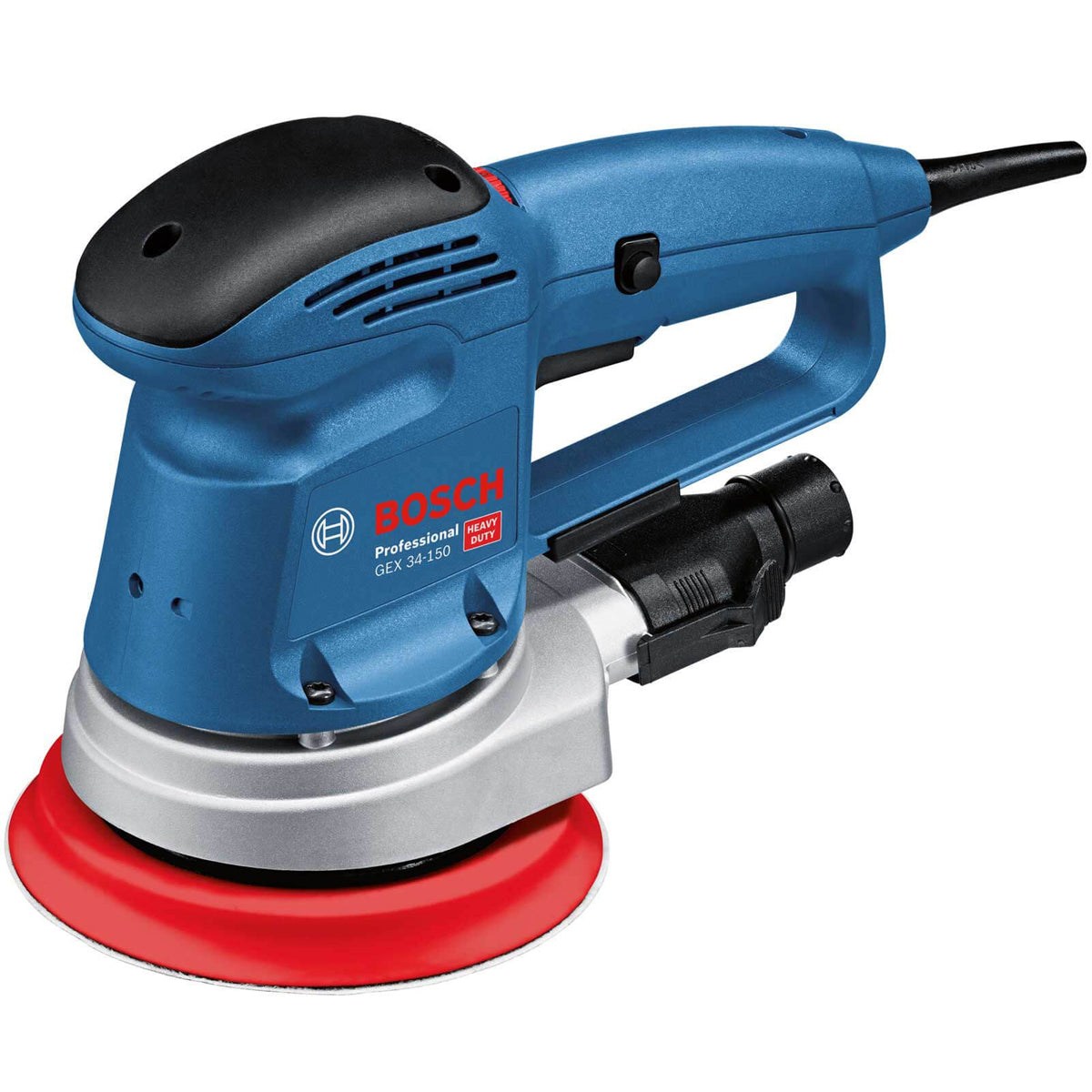 Bosch GEX 34-150 Professional Random Orbital Sander 150mm 340W/240V for Precision Finishing 0601372870