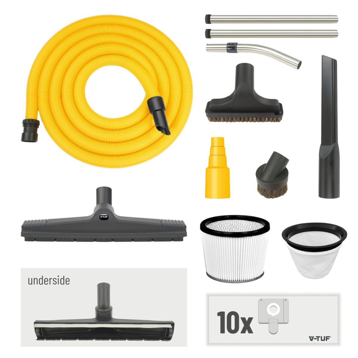 V-TUF MIDIH240 H-Class Industrial Dust Extraction Vacuum Cleaner 240V