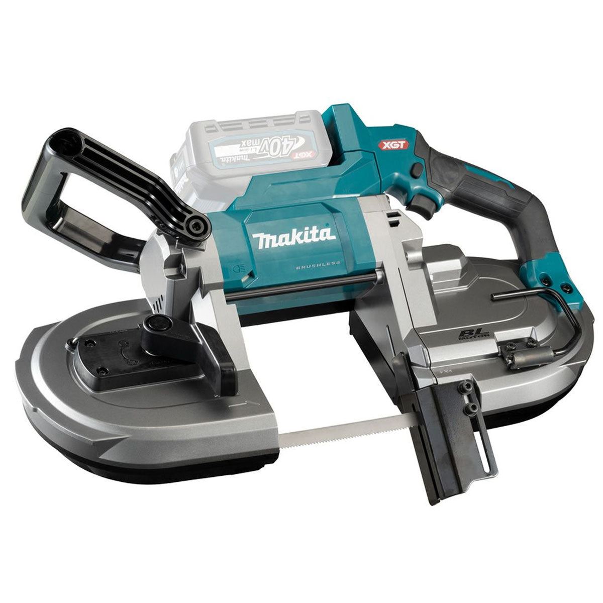 Makita PB002GD101 40V XGT Cordless 127mm Band Saw With 1 x 2.5Ah Battery & Charger