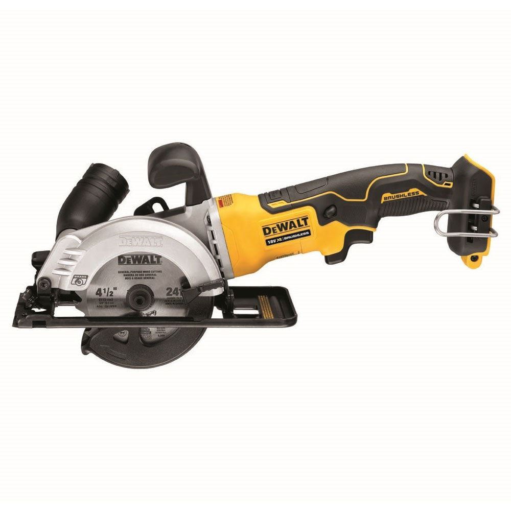 Dewalt DCS571N 18V XR Brushless 115mm Compact Circular Saw with 1 x 5.0Ah Battery & Charger