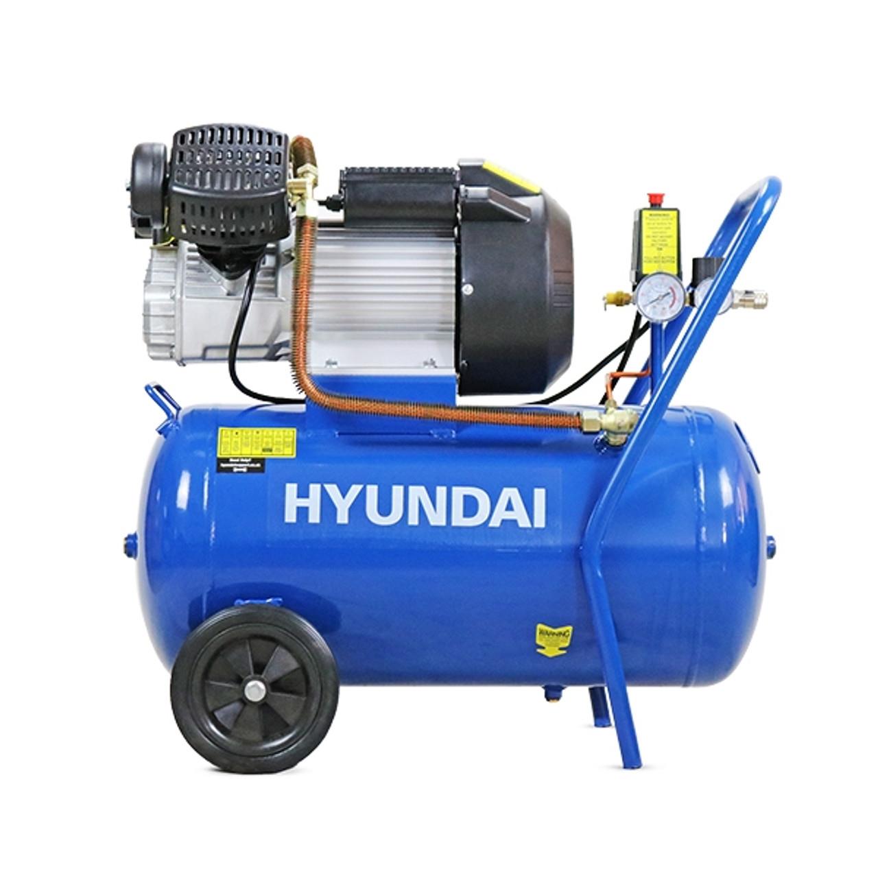 Hyundai HY3050V 50L Electric Air Compressor 14CFM 116psi Direct Drive V-Twin 230V