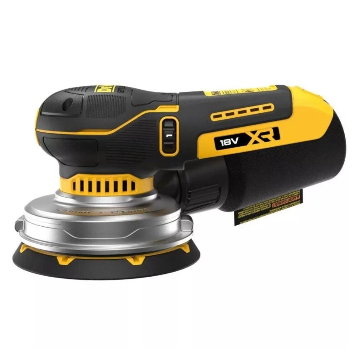 Dewalt DCW211N-XJ 18V XR Brushless 125mm Random Orbital Sander with 1 x 4.0Ah Battery Charger & Bag