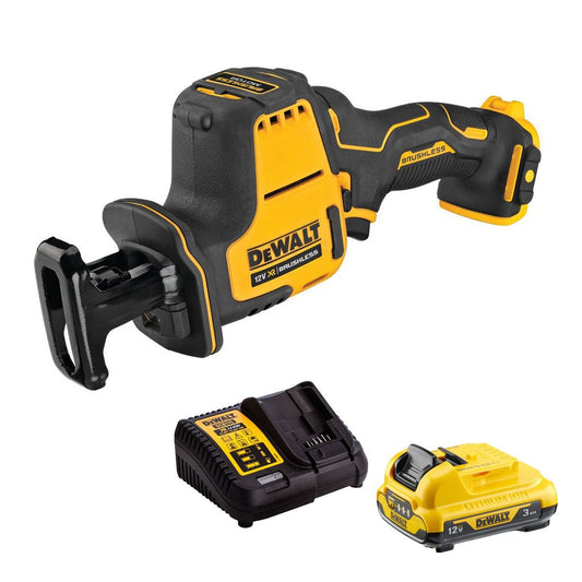 Dewalt DCS312N 12V XR Brushless Reciprocating Saw with 1 x 3.0Ah Battery & Charger