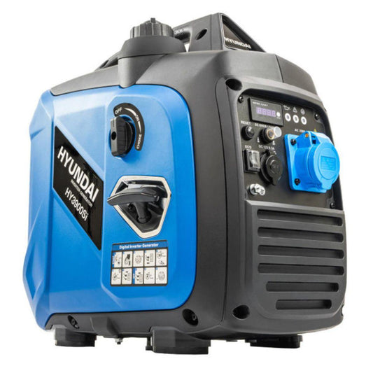 Hyundai HY3900Si Inverter Generator Recoil Start Pure Sine Wave 230V/3300W