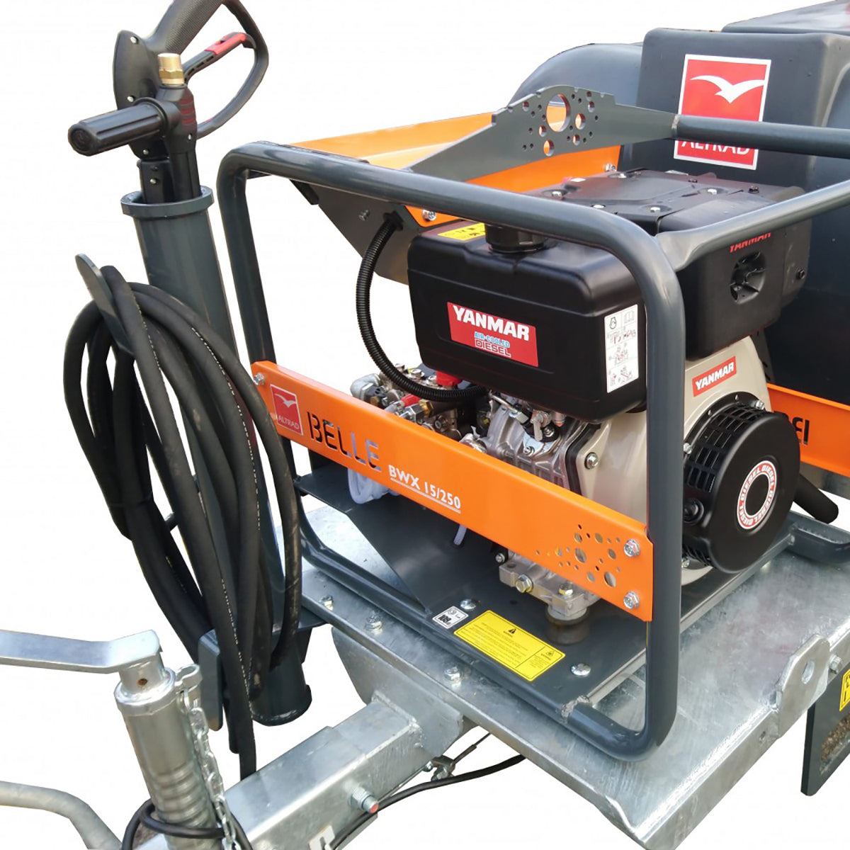 Belle BWX 15/250 Bowser Pressure Washer High-Pressure Mobile Cleaning for Heavy-Duty Tasks