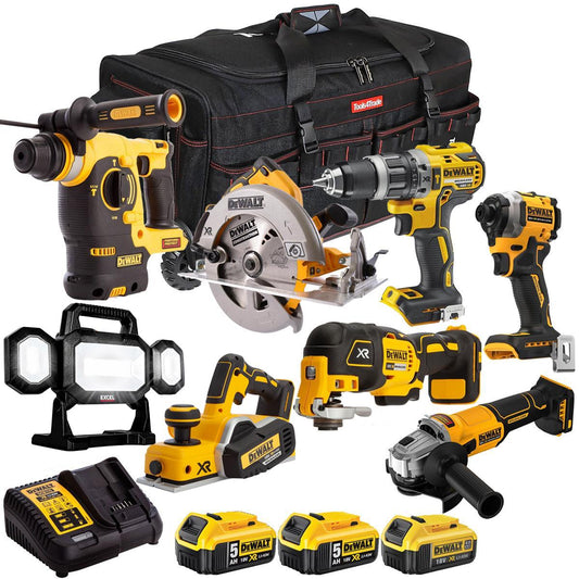 Dewalt 18V 8 Piece Combo Kit with 3 x Batteries & Charger T4TKIT-2043