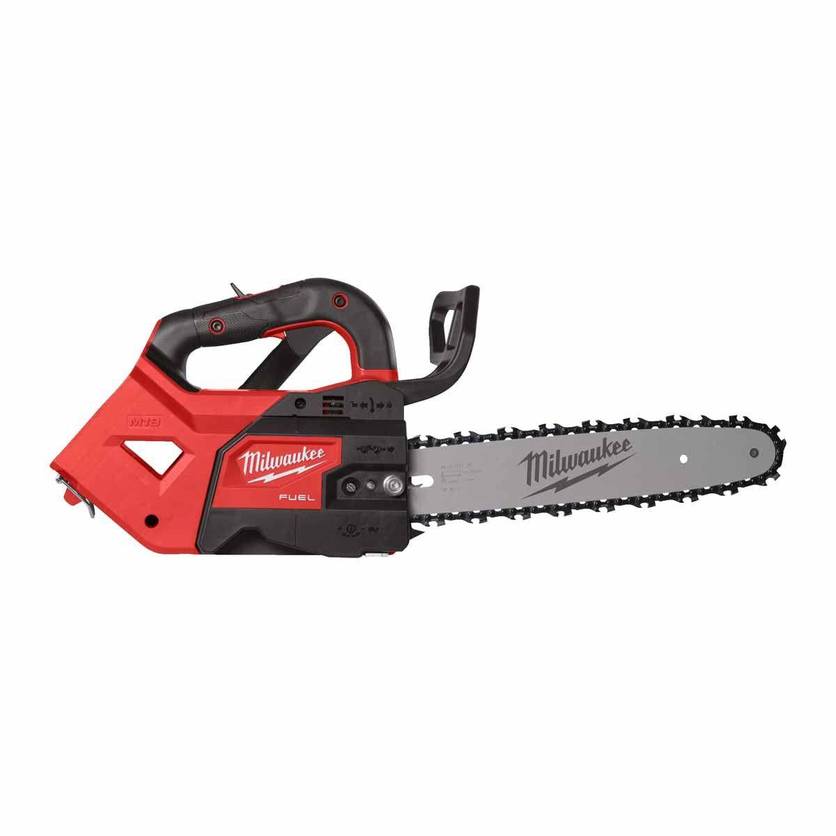Milwaukee M18FTHCHS30-0 18V Brushless Top Handle Chainsaw With 2 x 5.5Ah Batteries & Charger