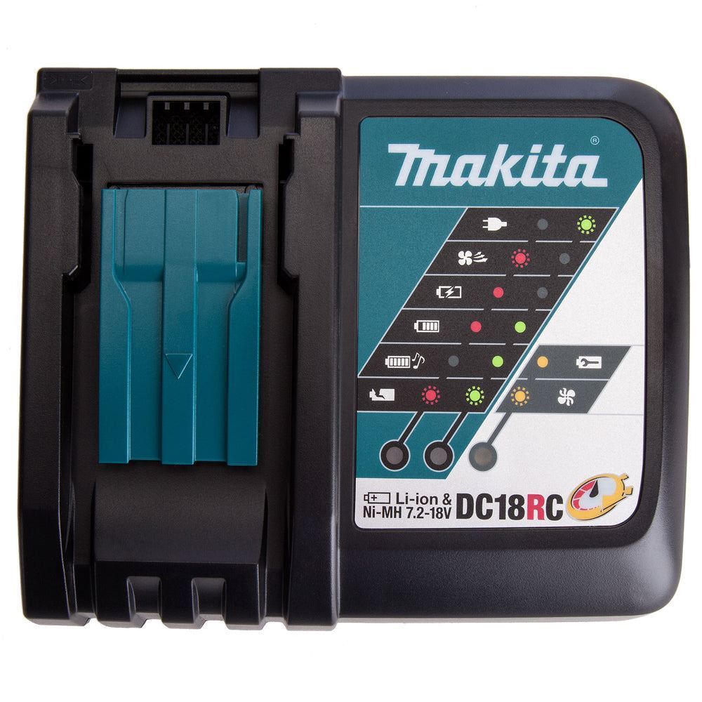 Makita DC18RC/2 14.4 - 18V Li-ion Fast Battery Charger 240V Item Condition Damaged Box