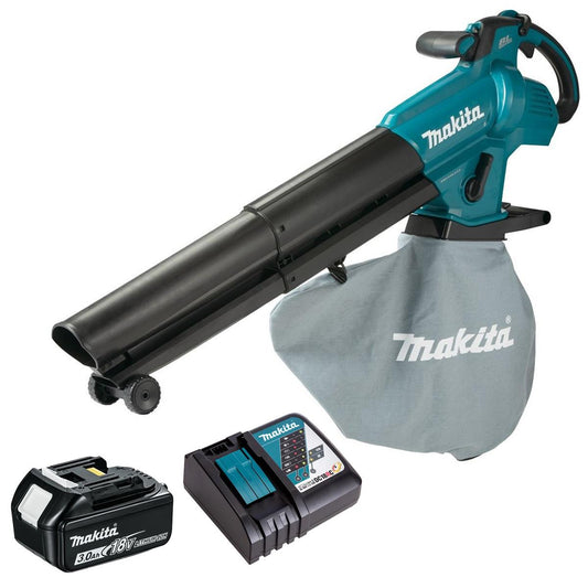 Makita DUB187Z 18V LXT Brushless Blower / Vacuum with 1 x 3.0Ah Battery & Charger