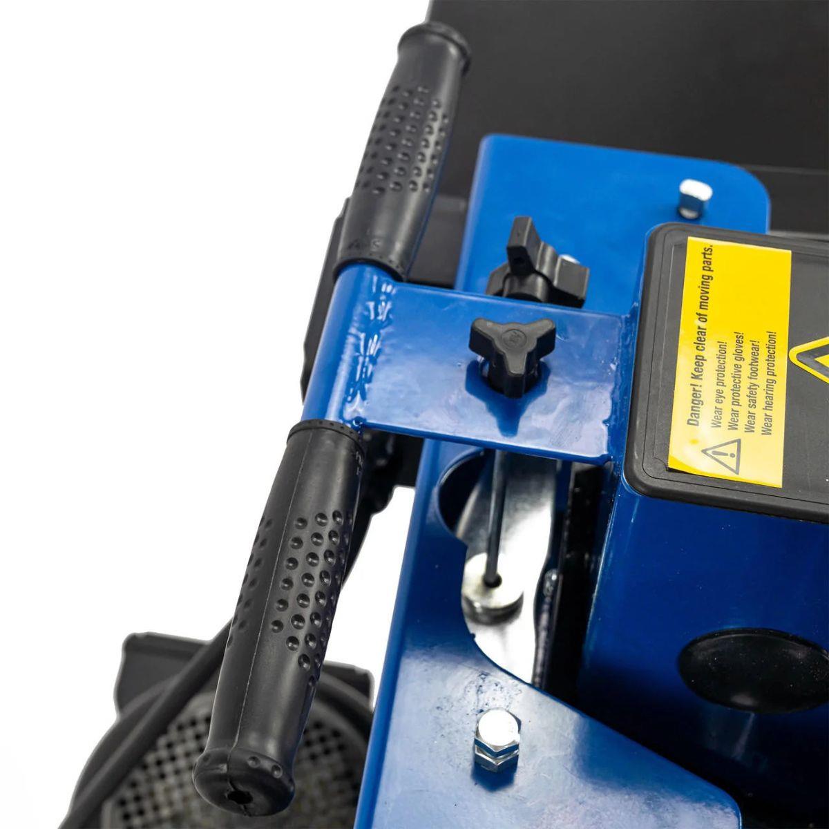 Hyundai HYLS8000VE 8 Tonne Vertical Electric Log Splitter with Hydraulic Ram, Dual Handle Control 550mm Length