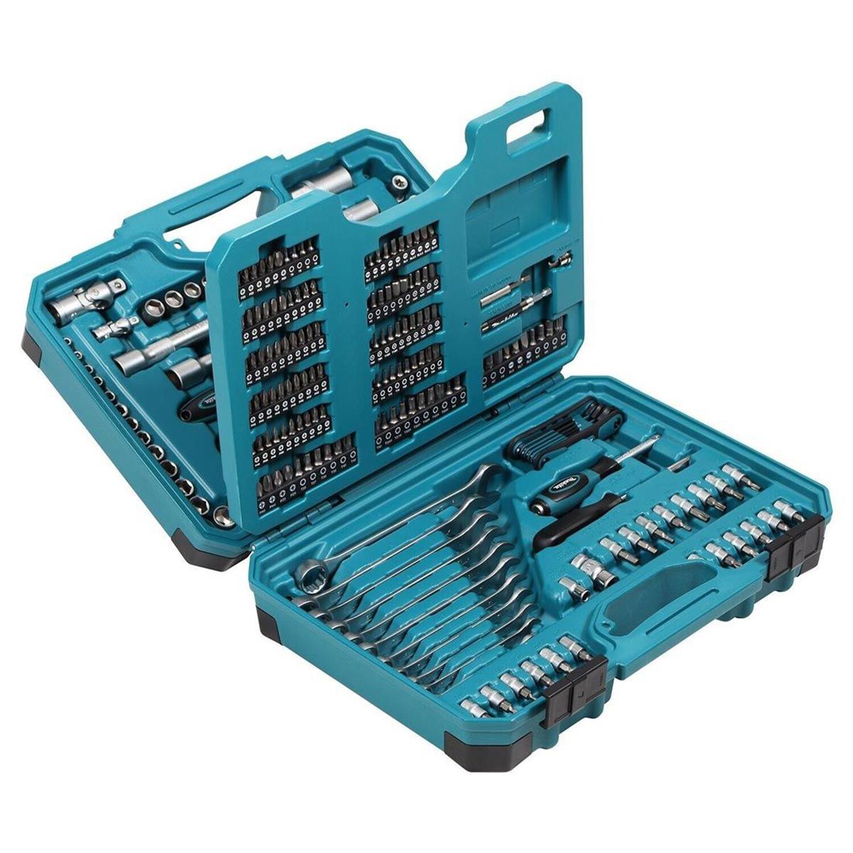 Makita E-10883 Maintenance Tool Set Of 221 Pieces In Case