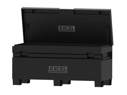 Excel 60" Heavy Duty Steel Jobsite Tool Storage Box 450kg Capacity