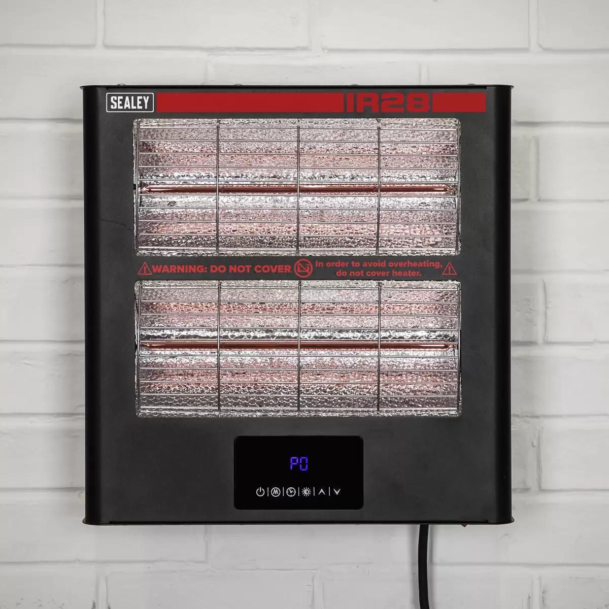 Sealey IR28 Wall Mounting Infrared Quartz Heater 230V/2.8kW