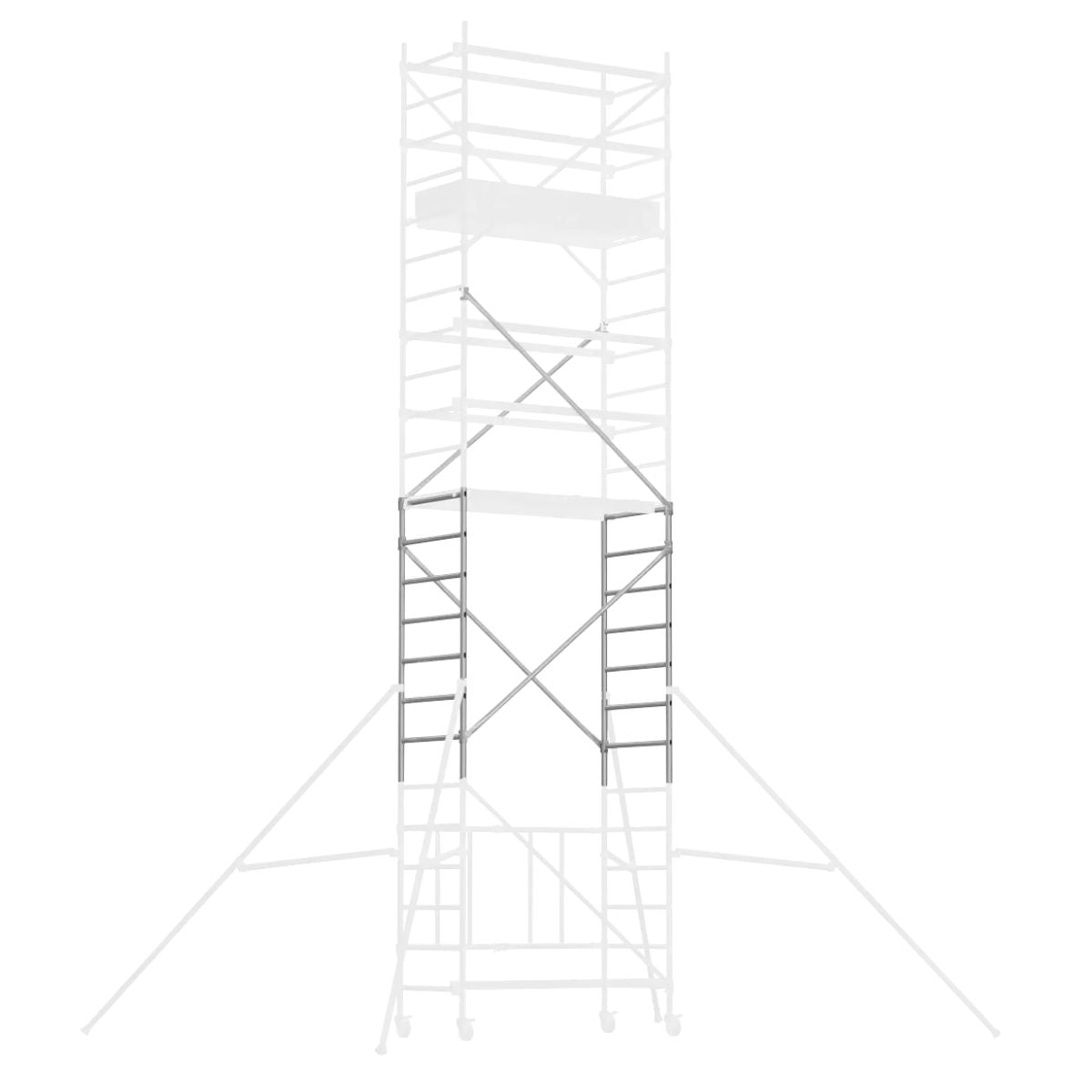 Sealey SSCL4 Platform Scaffold Tower Extension Pack 4