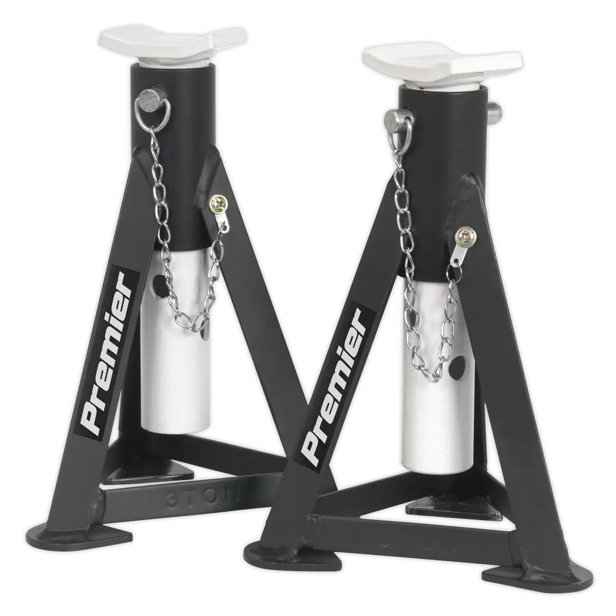 Sealey 3000CXDCOMBO1 Trolley Jack 3t & Axle Stands Pair 3t per Stand Combo