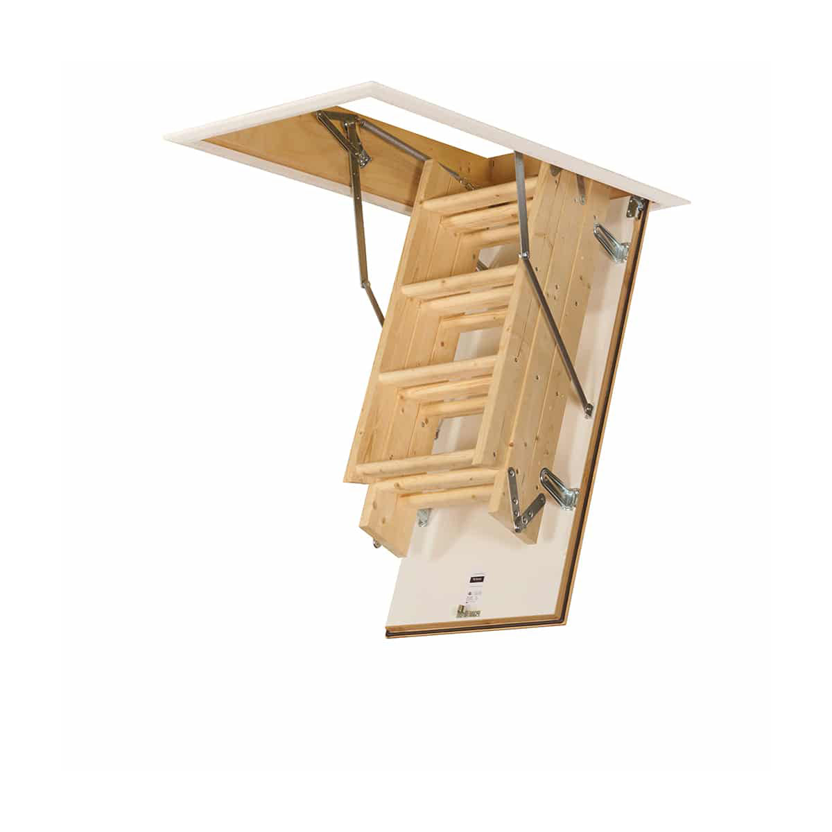 TB Davies EUROFOLD Timber Wooden Loft Ladder Safe, Easy to Install and Slip Resistant 1530-000