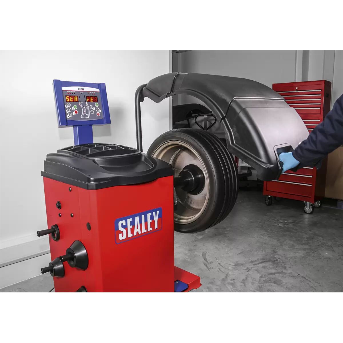 Sealey WB10 Wheel Balancer Semi-Automatic 230V/90W