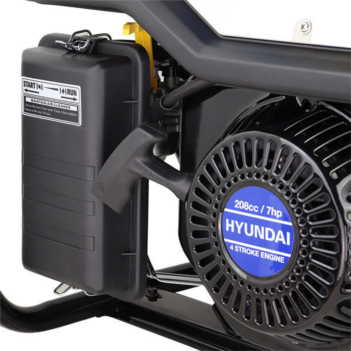 Hyundai HY3800L-2 Petrol Site Open Generator with Recoil Start 3.2kW / 4kVA