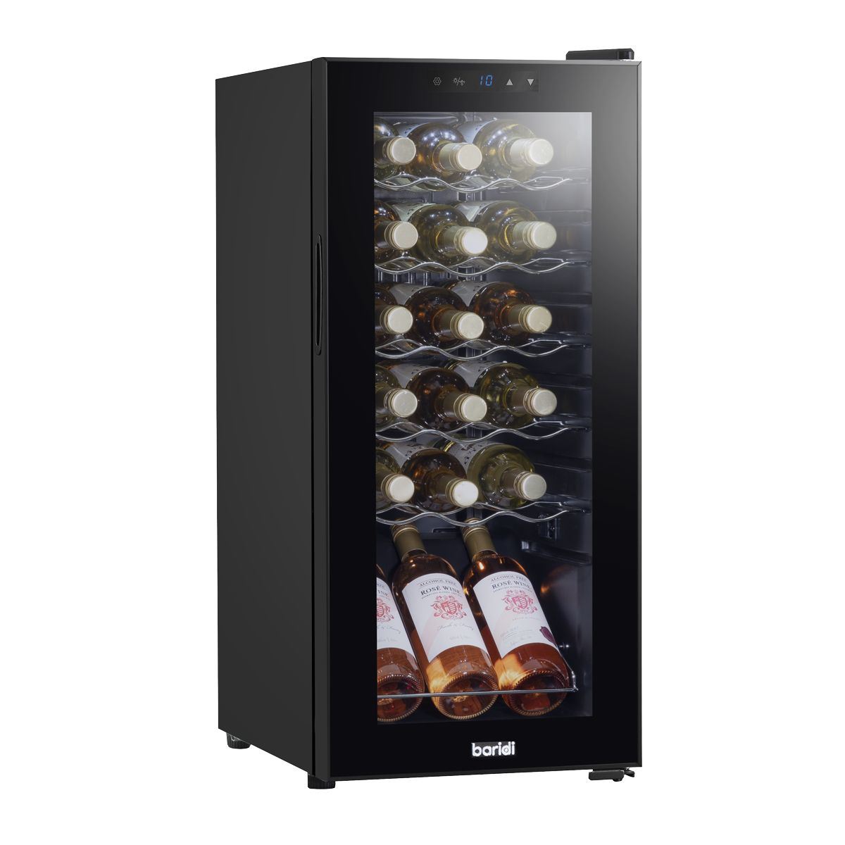 Sealey DH6 Baridi 18 Bottle Fridge & Cooler 50L Black 230V