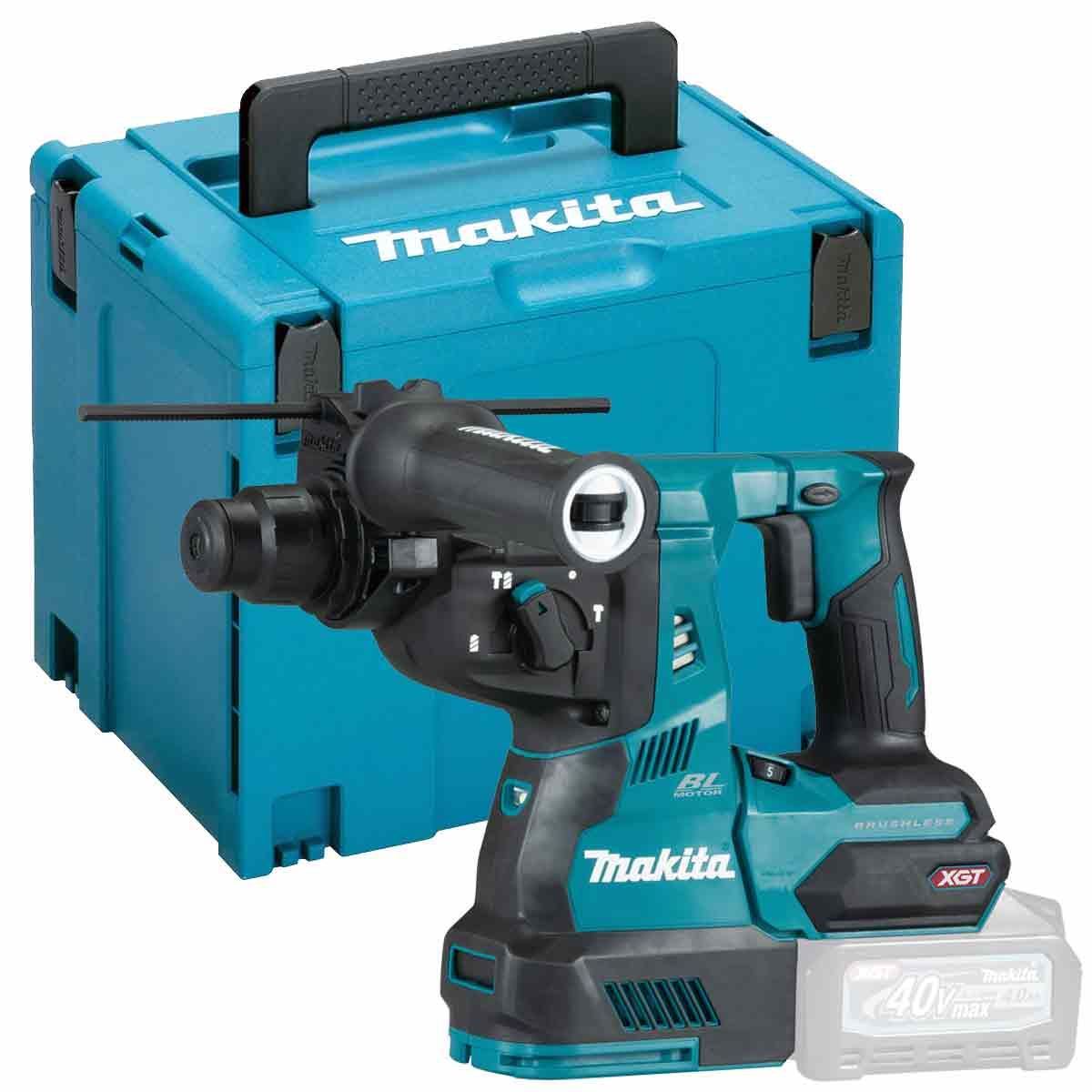 Makita HR003GZ01 40Vmax XGT Brushless SDS Plus Rotary Hammer Drill with 1 x 4.0Ah Battery & Charger