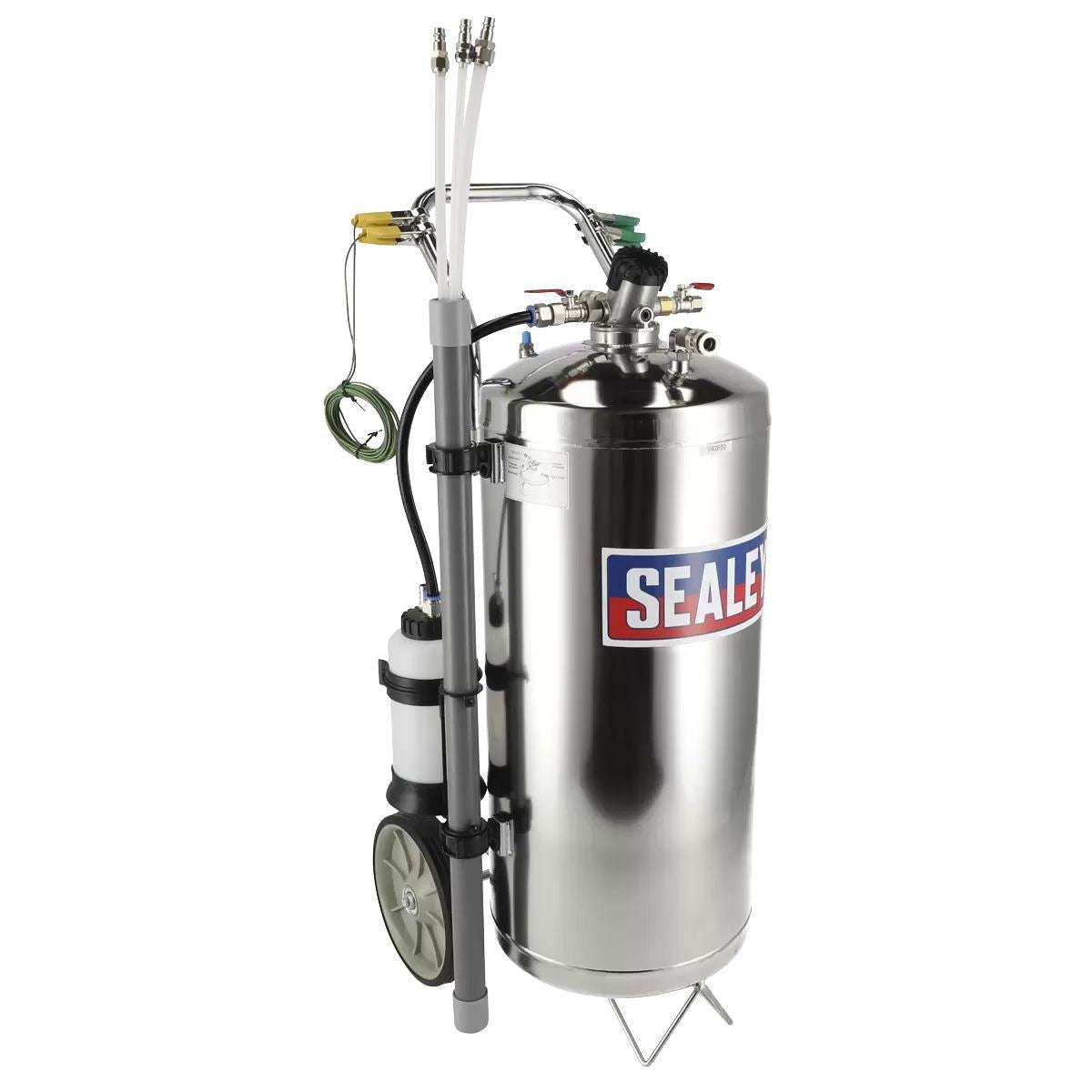 Sealey TP200S  Air Operated Fuel Drainer Stainless Steel 40Ltr
