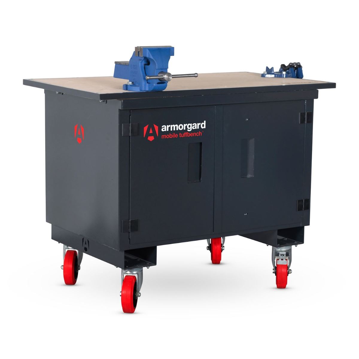 Armorgard MBH12-VF TuffBench Multi-Purpose Work Surface with Fitted Vices 1290mm x 805mm x 1080mm
