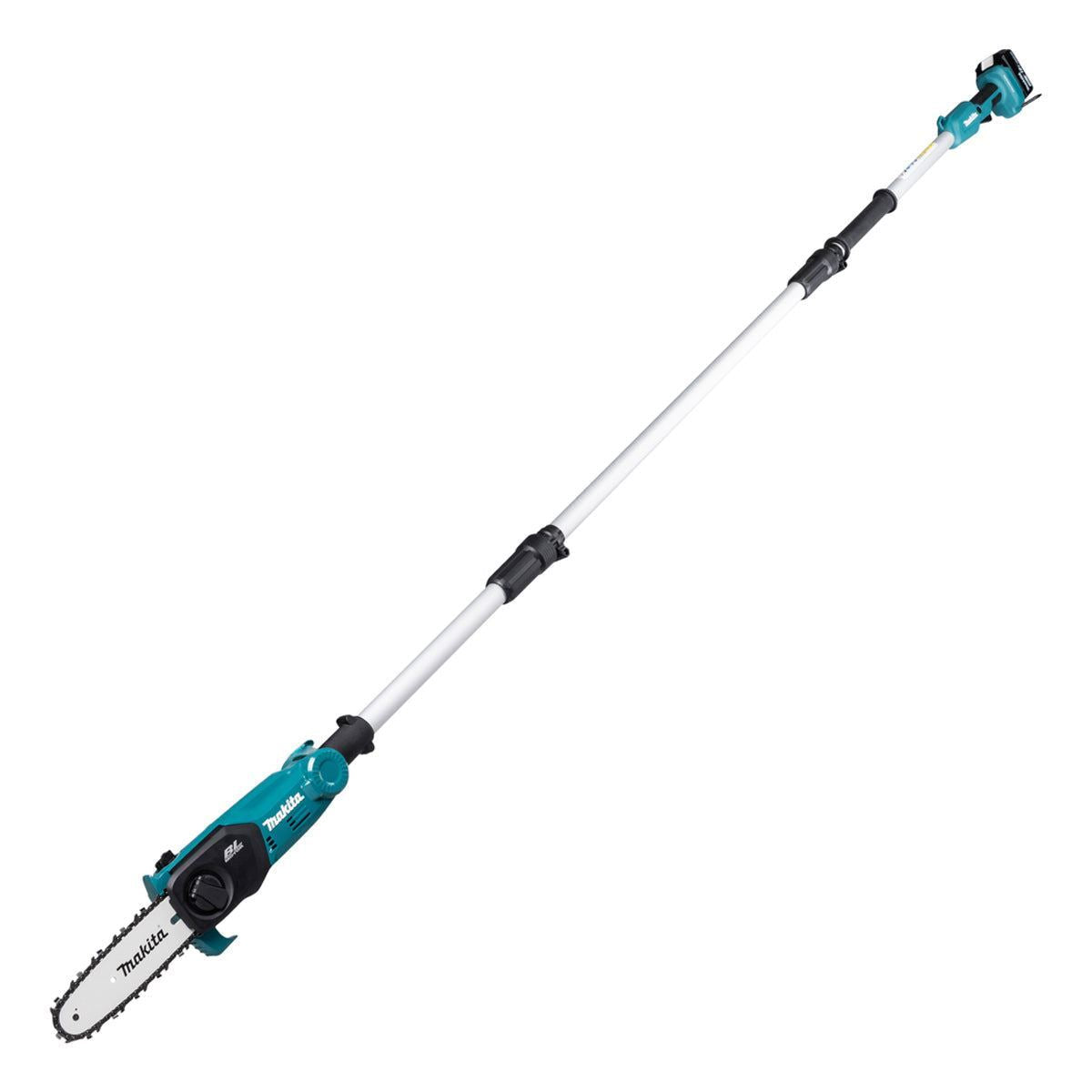 Makita DUA200RT 18V LXT Brushless 20cm Telescopic Pole Chainsaw With 1 x 5.0Ah Battery & Charger