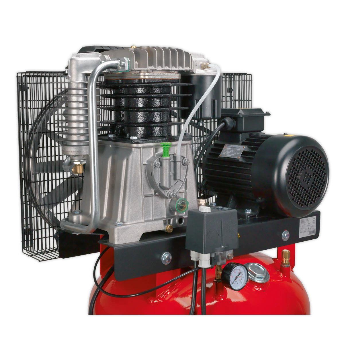 Sealey SACV52775B 270L Vertical Belt Drive Air Compressor 415V/32A