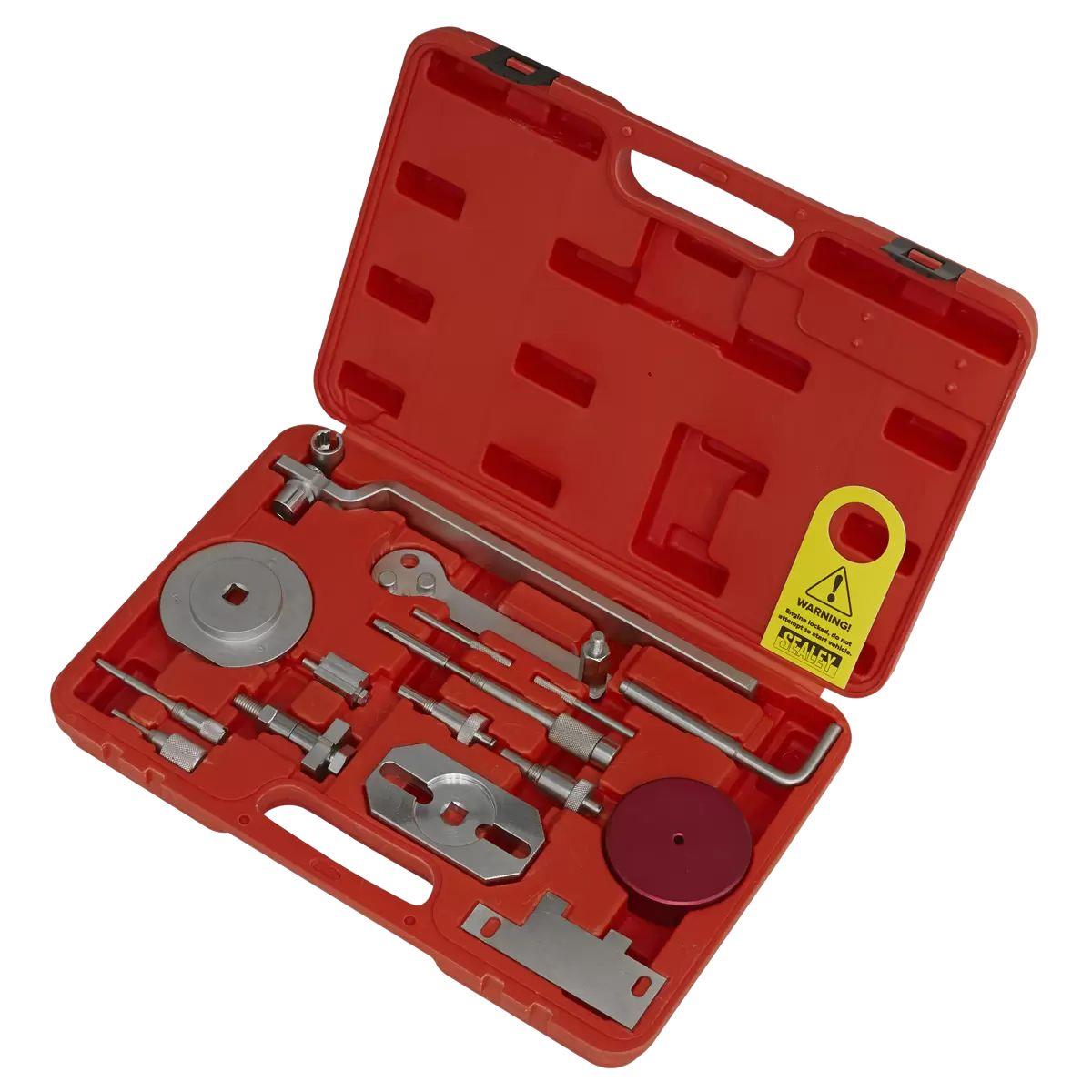 Sealey VSE5036 Diesel Engine Timing Tool Kit for Fiat, Ford, Iveco - Belt/Chain Drive
