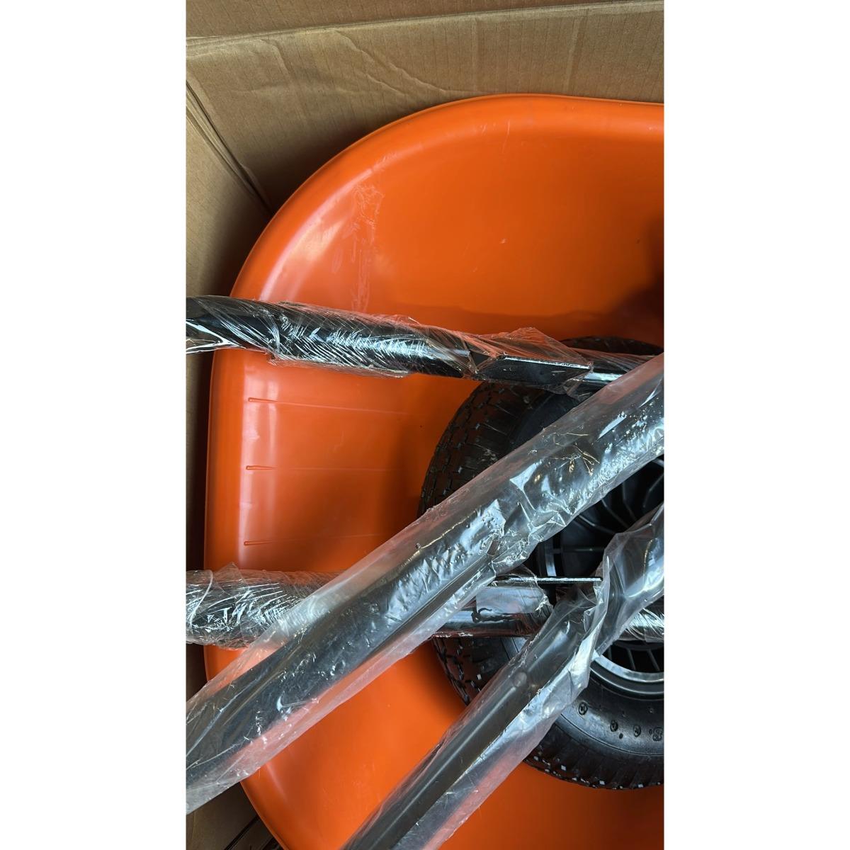 Excel Heavy Duty Wheelbarrow with 100L HDPE Tray Item Condition Damaged Box