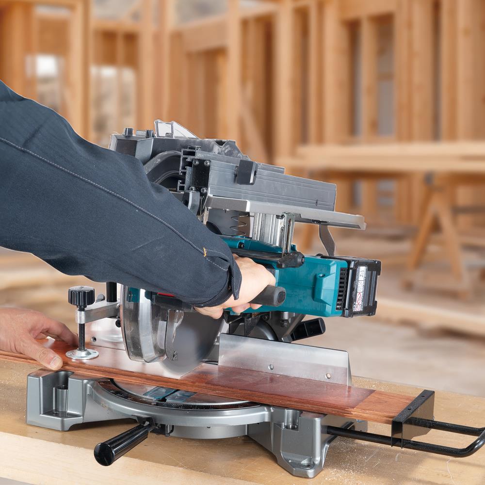 Makita LH001GZ 40V Max XGT Brushless 260mm Table Top Mitre Saw with 1 x 8.0Ah Battery & Charger