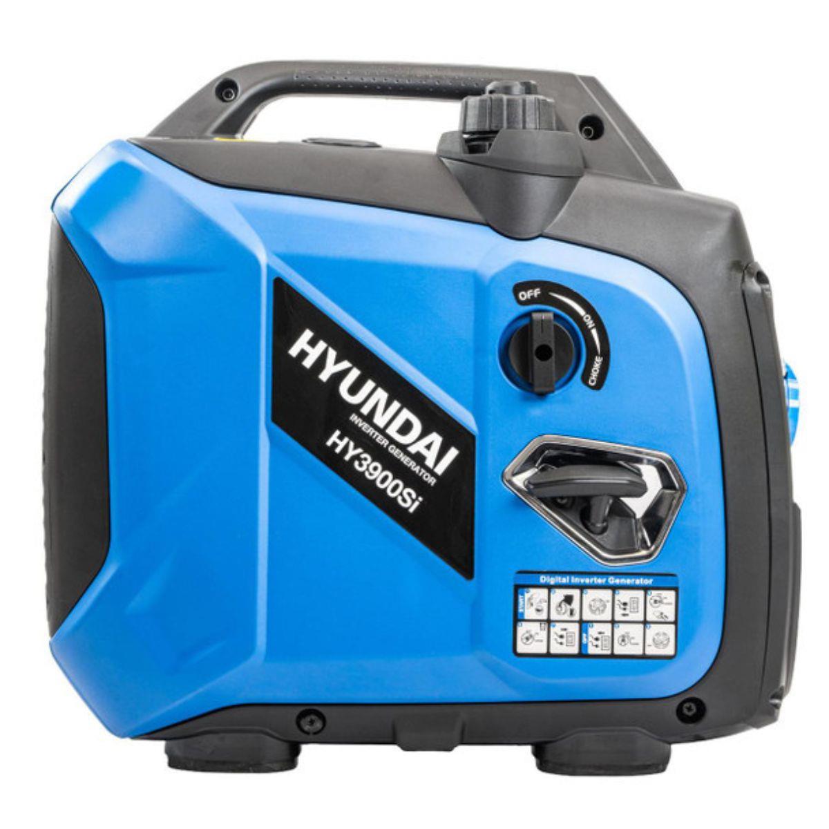 Hyundai HY3900Si Inverter Generator Recoil Start Pure Sine Wave 230V/3300W