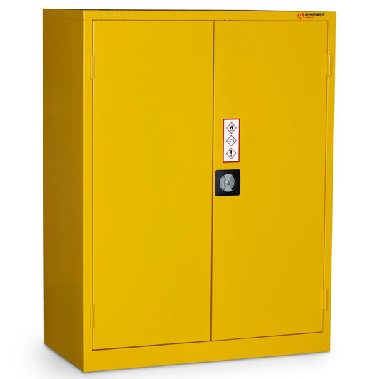 Armorgard HFC5 Safestor Hazardous Floor Cupboard 900mm x 480mm x 1200mm Safe Storage for Materials