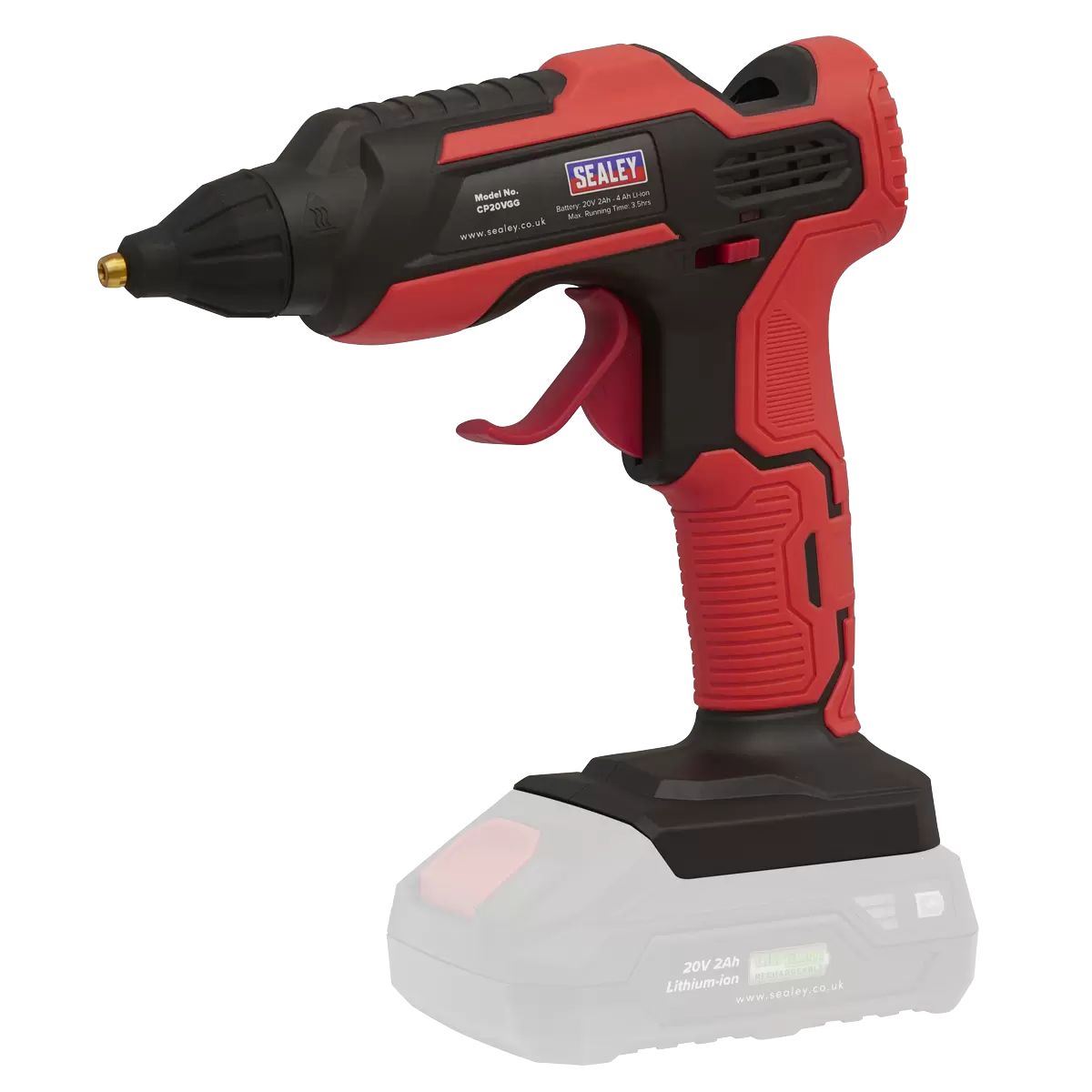 Sealey CP20VGGKIT 20V Glue Gun Kit with 2 Batteries