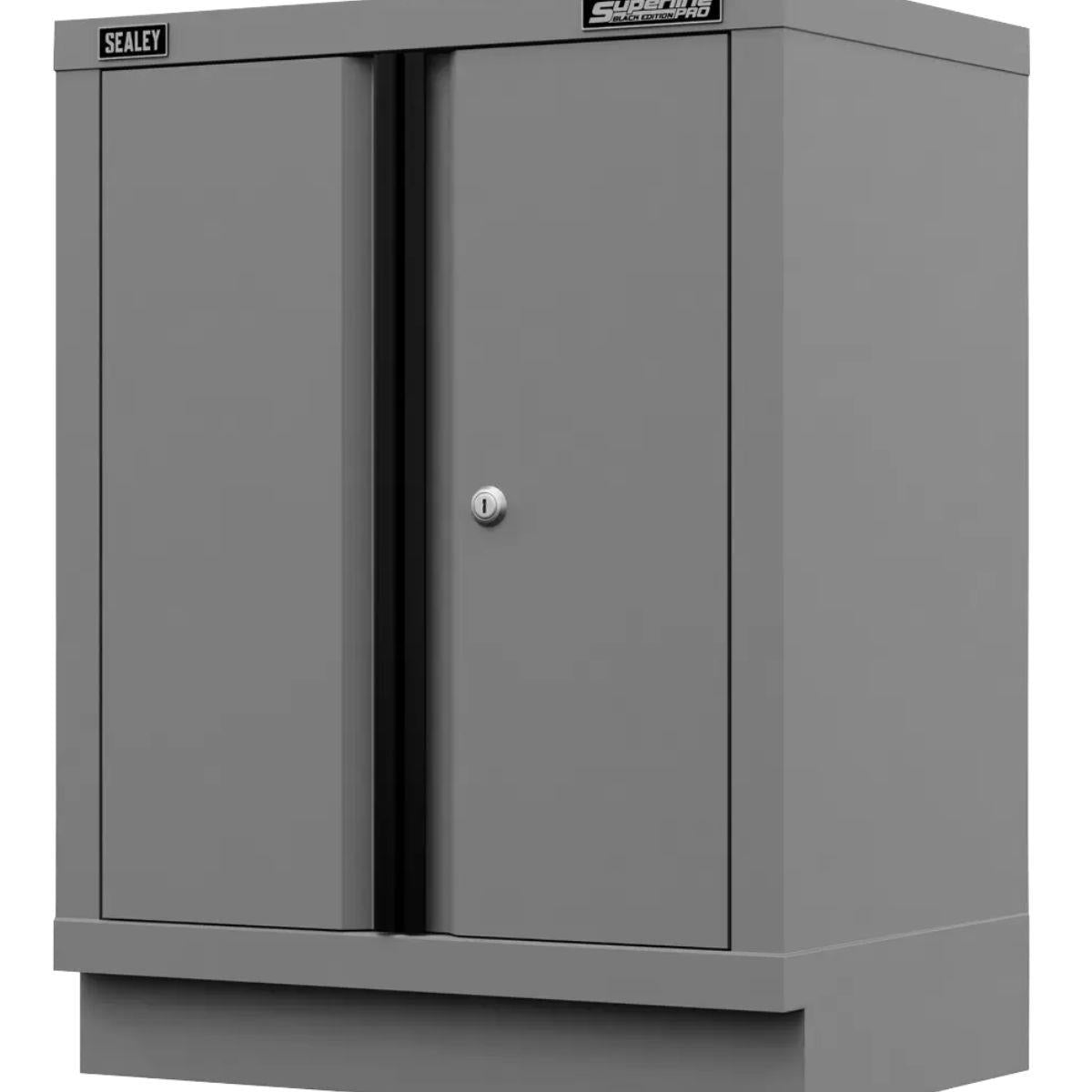 Sealey APMS33BE Superline PRO Black Edition Modular Floor Cabinet 2 Door 680mm