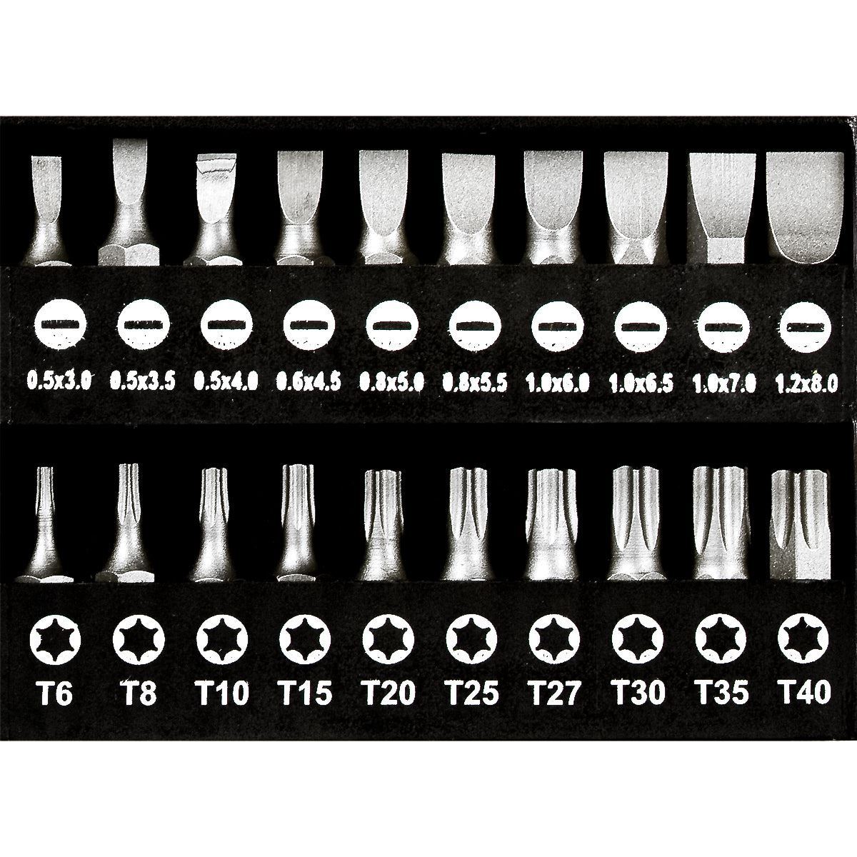 Kendo 101pc Screwdriver & Bit Set with Organiser Stand