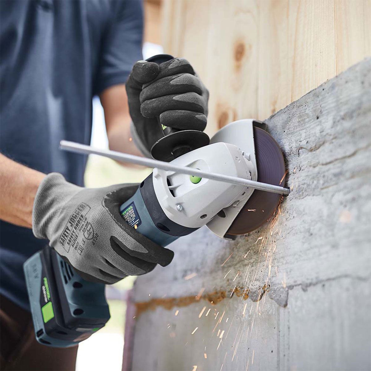 Festool AGC 18-125 EB-Basic GB 18V Brushless 125mm Angle Grinder - 578369 With 1 x 5.0Ah Battery, Charger & Systainer