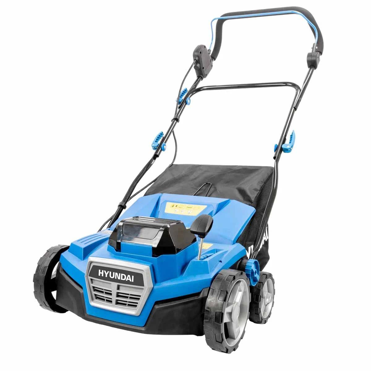 Hyundai HY40CSC38 2 x 20V 2-in-1 Brushless Scarifier & Aerator 38cm with 2 x 4.0Ah Batteries and Charger