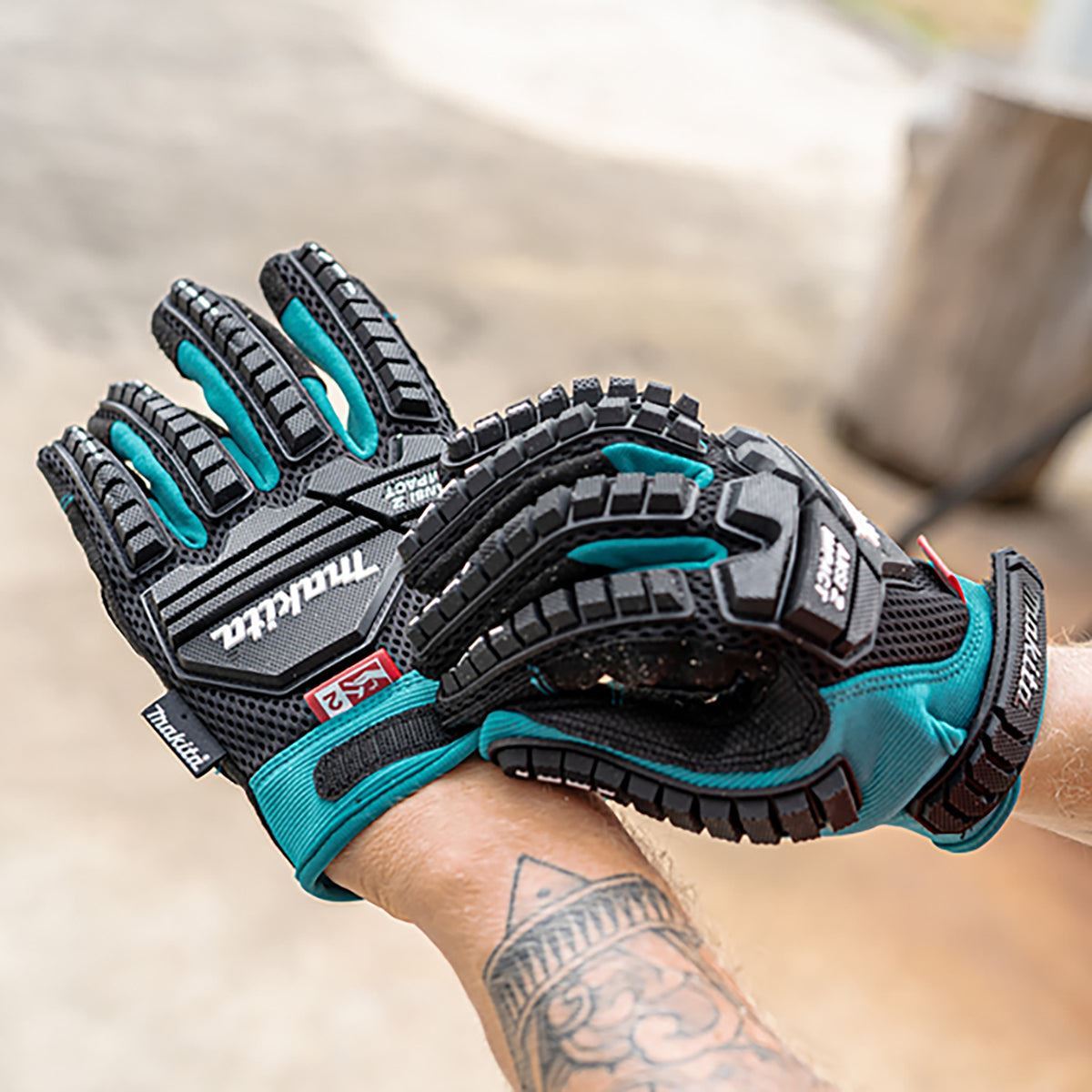 Makita P-84486 Advanced ANSI 2 Impact-Rated Demolition Gloves Size X-Large