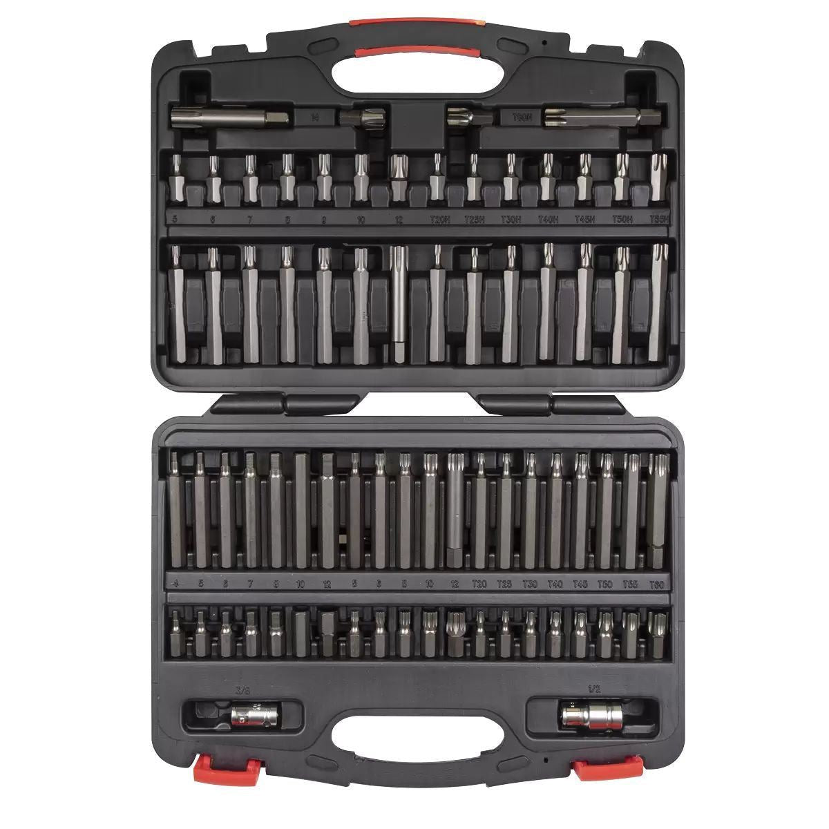 Sealey AK21974P TRX-Star Hex Ribe Spline Bit Set 3/8