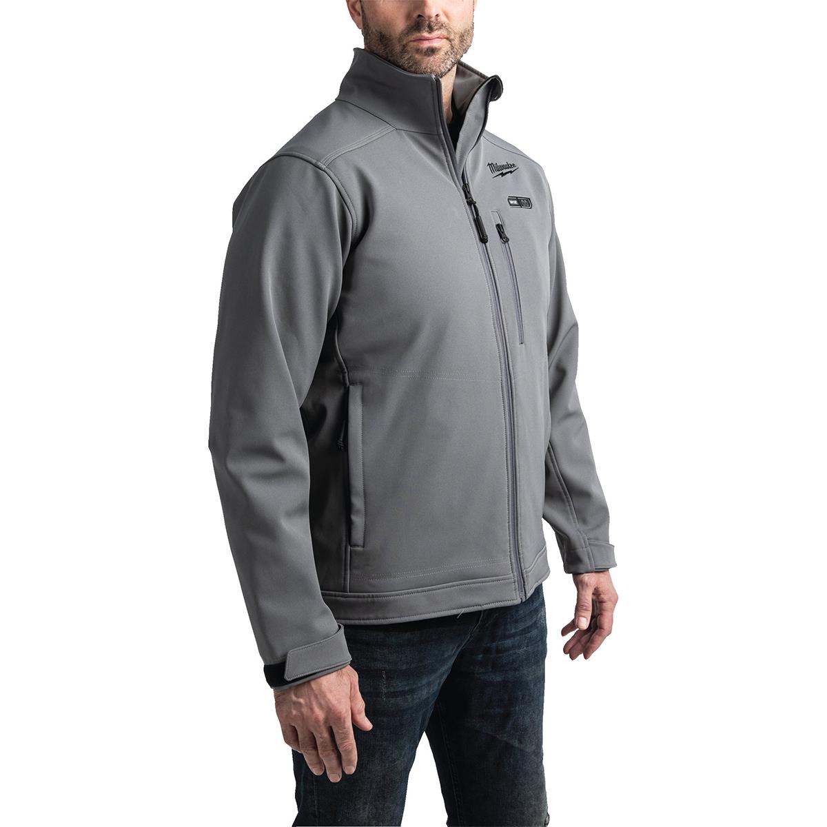 Milwaukee M12HJGREY5-0 M12 12V Heated Work Jacket Grey Size - XXL 4933478976