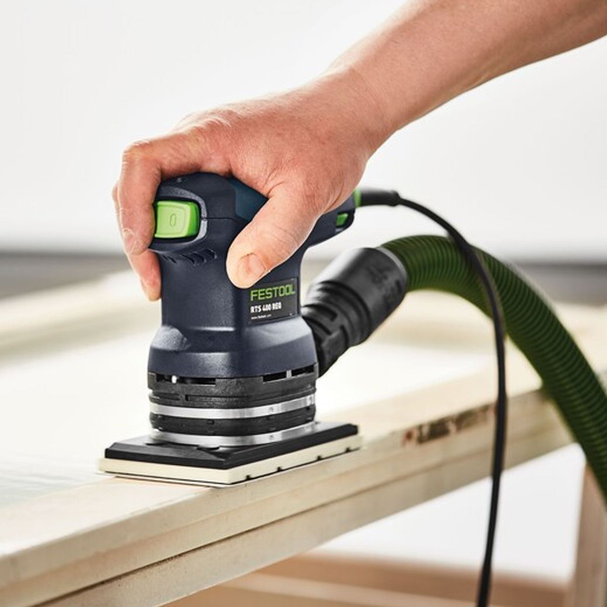 Festool RUTSCHER RTS 400 REQ-Plus Orbital Sander 230V GB With Systainer - 576053