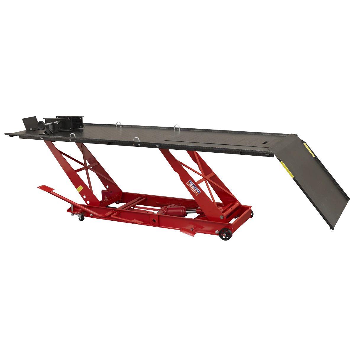 Sealey MC401 Hydraulic Motorcycle Motorbike Lift Ramp 454kg Capacity