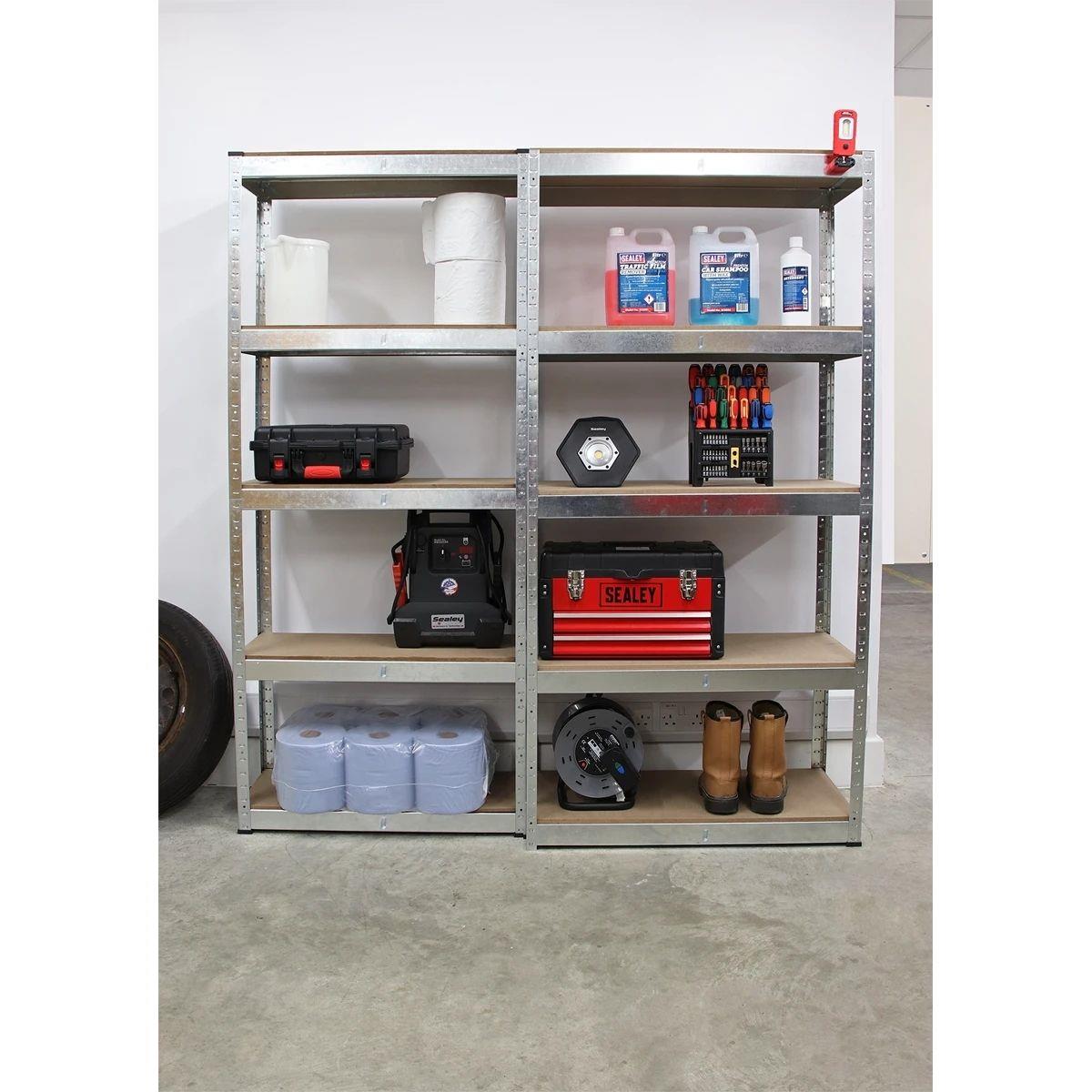 Sealey AP6350GS Racking Unit 5 Shelf 350kg Capacity Per Level