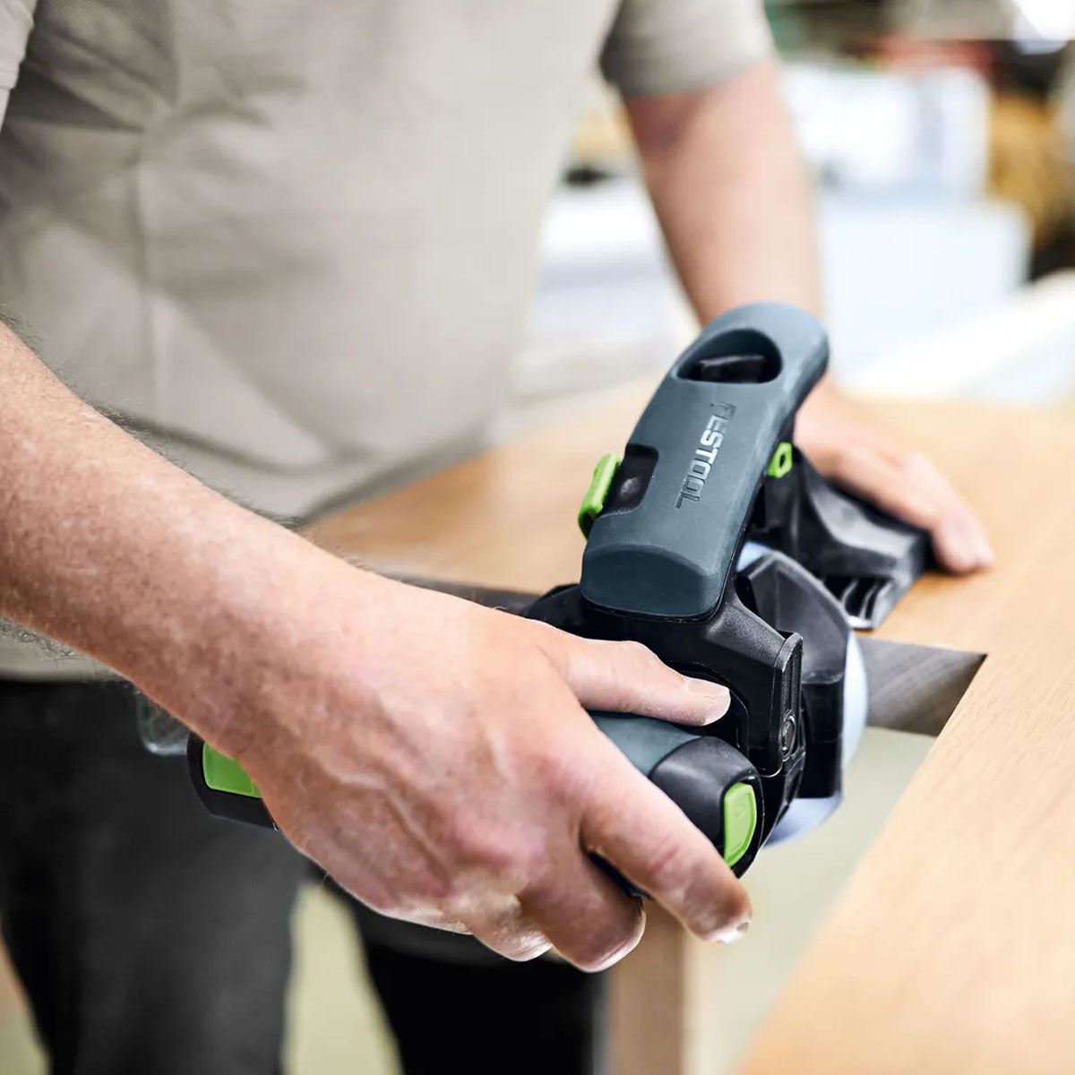 Festool ES-ETSC 125 3,0 I-Plus 18V GB Brushless Edge Sander With 2 x 3.0Ah Batteries, Charger In Systainer - 577698