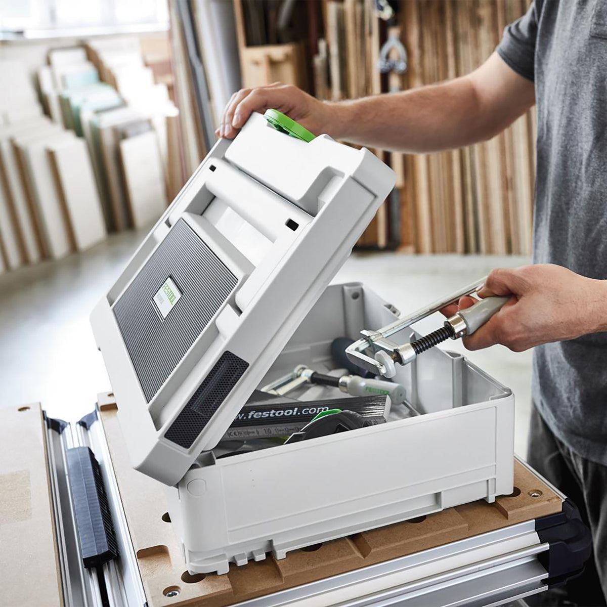 Festool SYS3 BT20 M 137 Corded / Cordless TOPROCK Bluetooth Speaker 230V GB - 205720