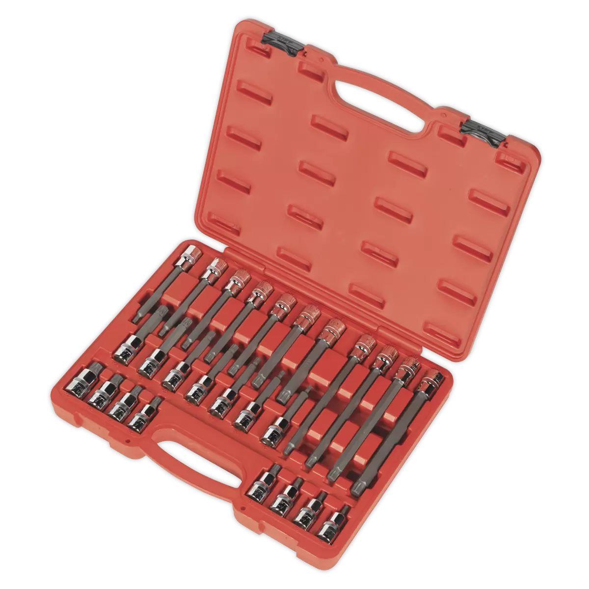 Sealey AK2195 Spline Socket Bit Set 26pc